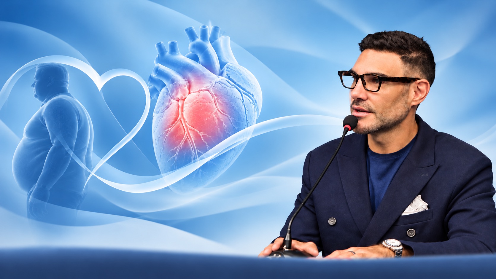 Il Dott. Calogero Geraci, cardiologo e nefrologo, durante un intervento pubblico